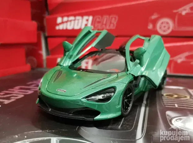 Zeleni 720S Mclaren DieCast 1/32