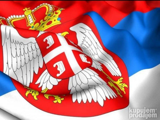 Zastava Srbija 250x150cm Serbia Flag double sided  Srbije