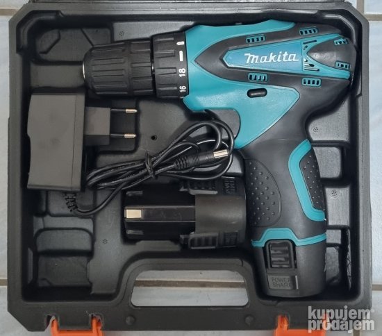 Set Akumulatorska Šrafilica busilica Makita 18V  12V 24V