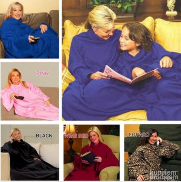 Cebe sa rukavima Snuggie Cebe ogrtac Topli ogrtac