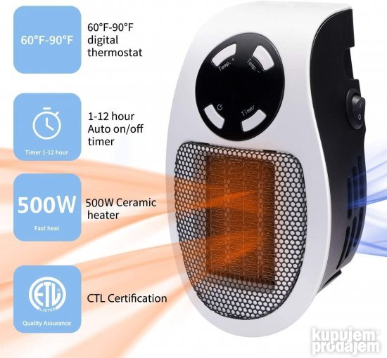 Mini grejalica 500w Prenosna grejalica Portable heater