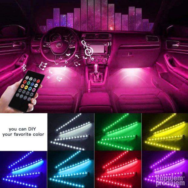 Led traka za auto Svetlo za auto Led traka za auto ambijent