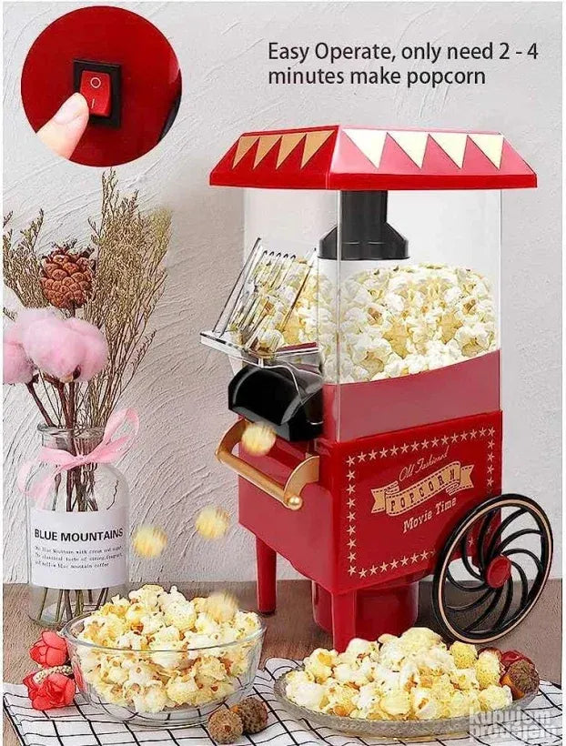 Aparat za kokice - Mini aparat za kokice - NOVO - popcorn