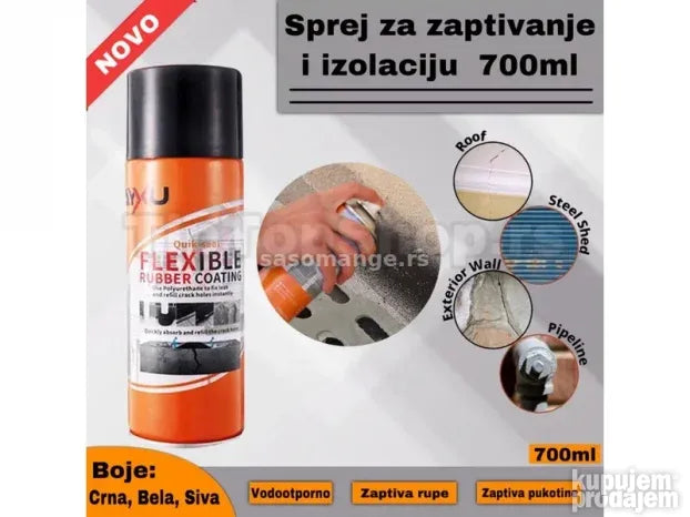 Sprej za zaptje i izolaciju 700ml AKCIJA 1+1 Novo Akcija