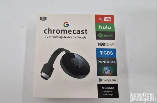 Chromecast 4K/povezje telefona i TV-Chromecasta