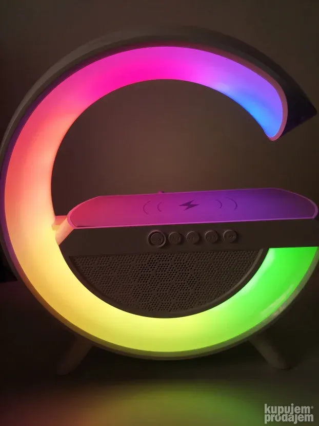 Google G RGB LED lampa zvucnik wireless punjac za telefon