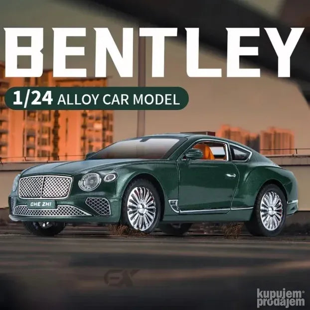 Bentley Continental GT 1/24 Zelena