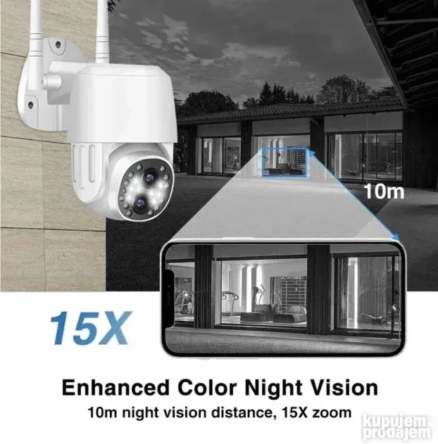 Wi-Fi Cloud Kamera 360-Wireless IP Camera 12MP