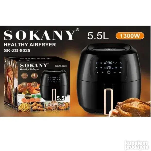 Friteza 5.5L Friteza na vruc vazduh Air fryer Friteza 5.5L