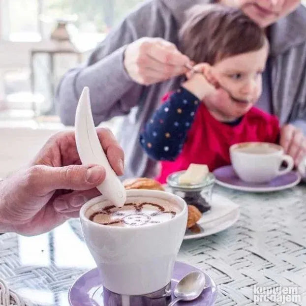 Olovka magicna za dekoraciju kafe - Novo