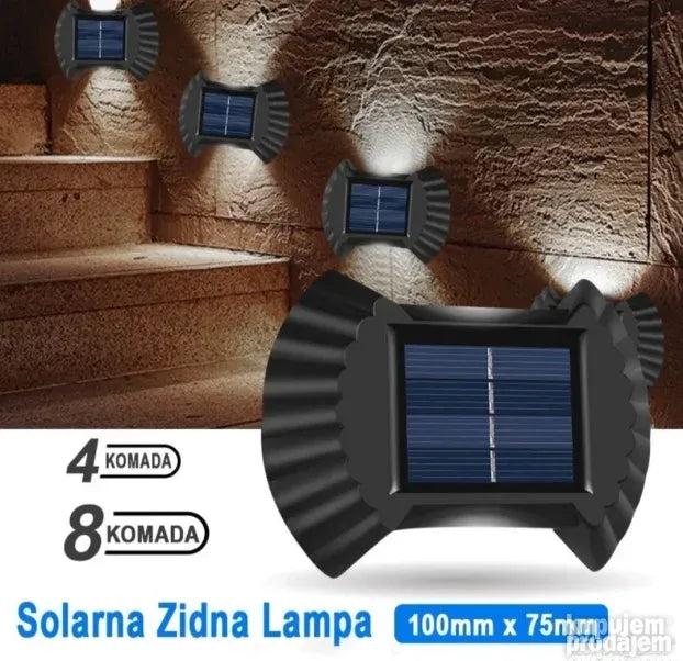 Solarne lampe Zidne lampe Lampe za dvoriste Fasadne lampe