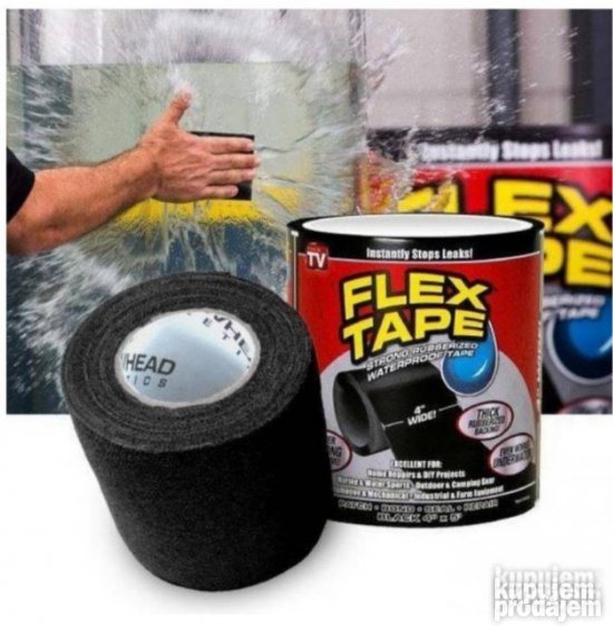 Vodootporna traka Flex Tape  jaka flexibilna