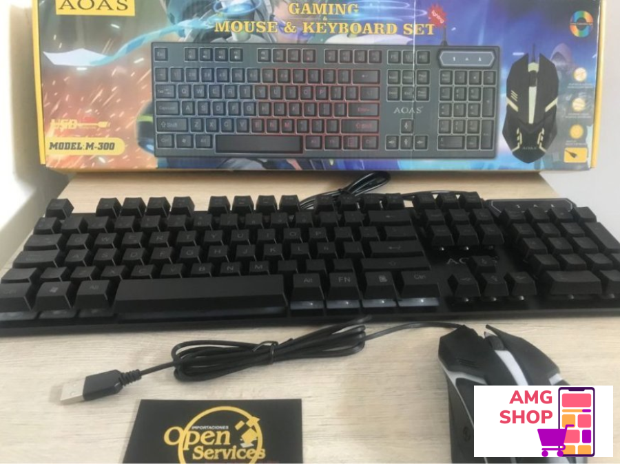 2U1 Gaming Set- Tastatura I Mis Sa Rgb Osvetljenjem -