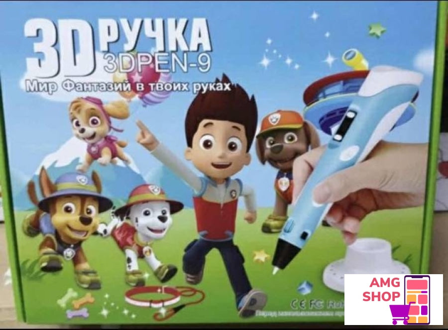 3D Okovka Patrolne Ape - Paw Patrol Olovka