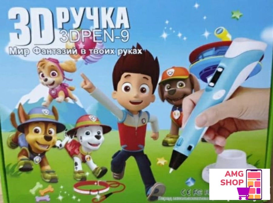 3D Olovka Paw Patrol - Patrolne Sape 3D Olovka