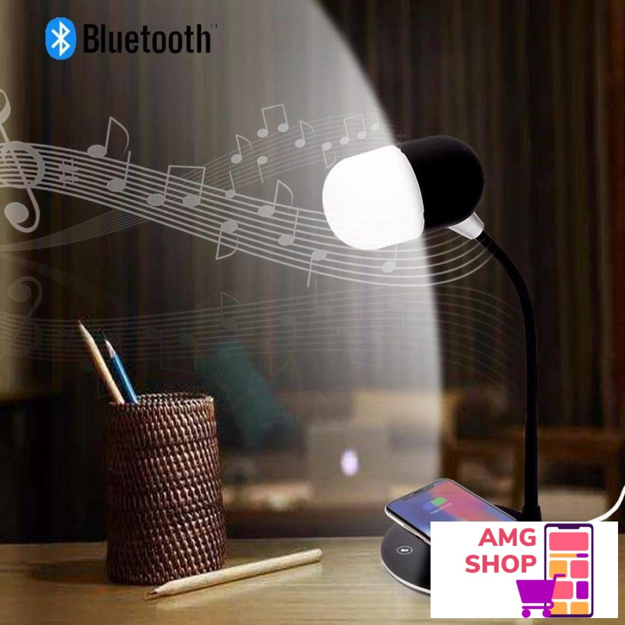 4 U 1 Lampa Bluetooth Zvucnik Bezicno Punjenje -