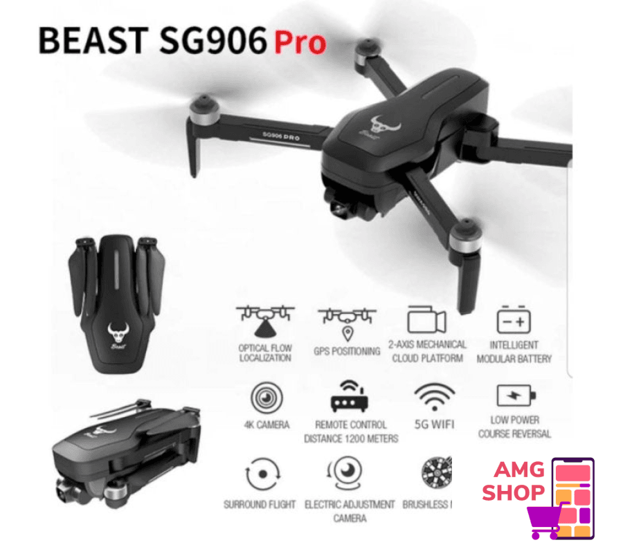 5G / Wifi Gps Dron Sg906 Pro - Crne Boje Quadcopter