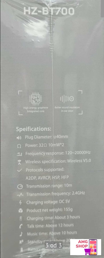 6D Shock Sound Beine Slualice - Hz Bt 700 Bele