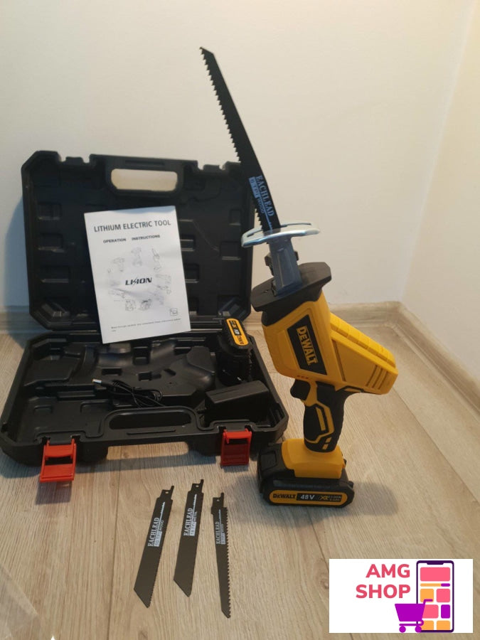 Aku Testera Lisiarka Dewalt 48V +Dve Baterije I Testere -