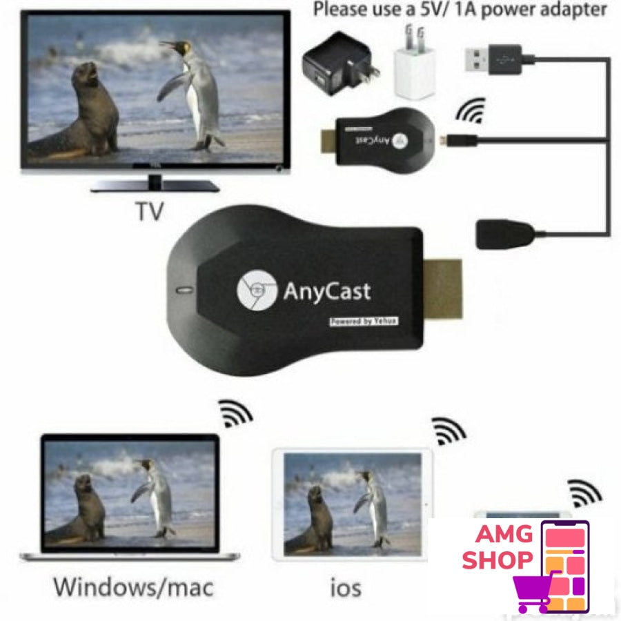 Anycast M9 Plus Hdmi  Full Hd Prijemnik Za Tv.resiver -