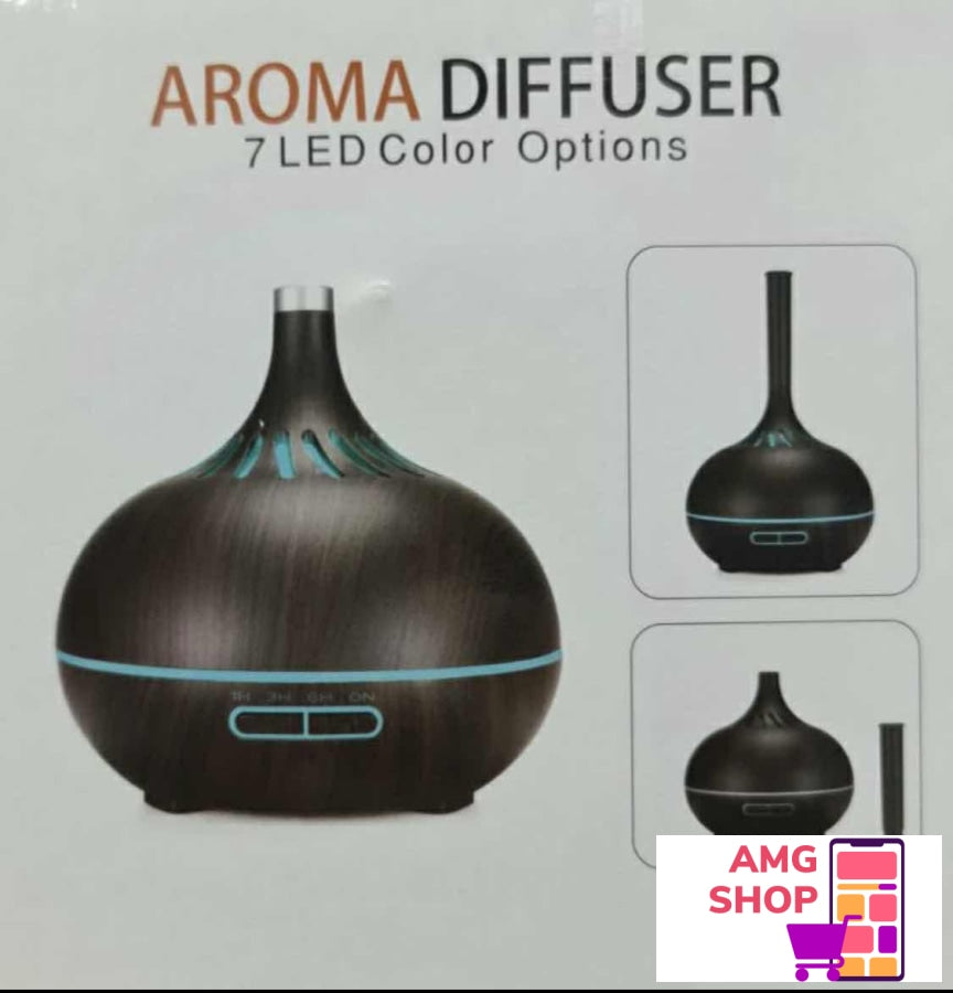 Aroms Difuzer Sa Sedam Led Boja I Tajmerom - Ovlaiva 400Ml