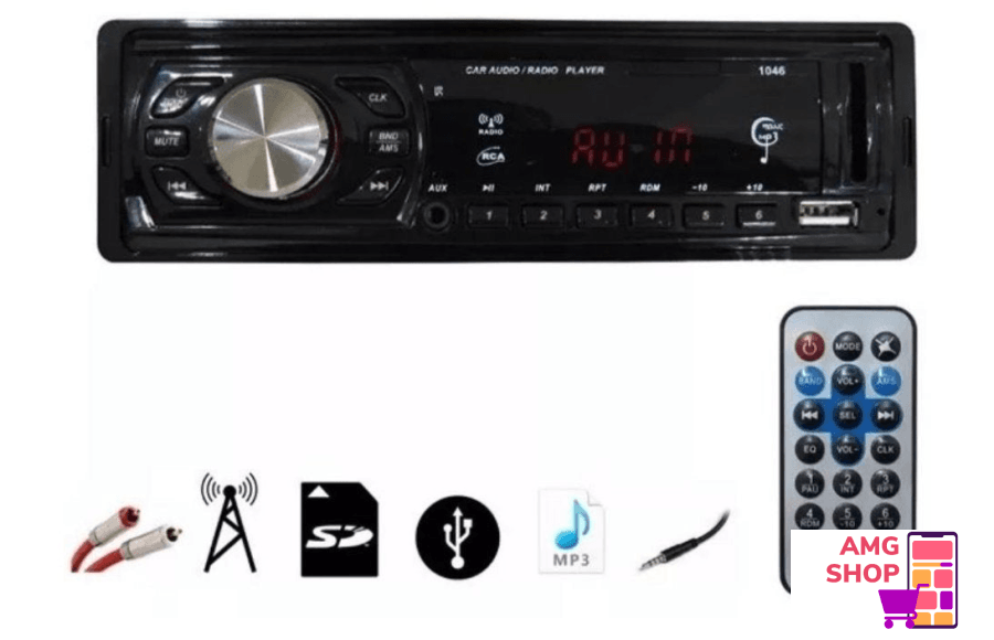 Auto Radio Model - Bluetooth Sd Card Mp3 O