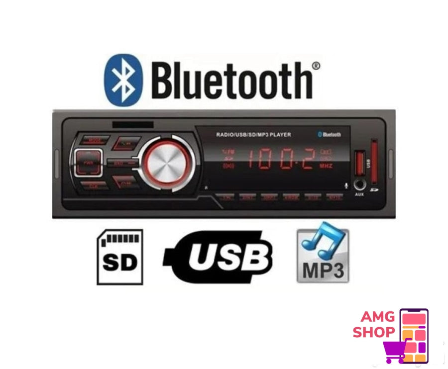 Auto Radio Sa Bluetooth-Mp3-Usb-Sd Nov Model 626 -
