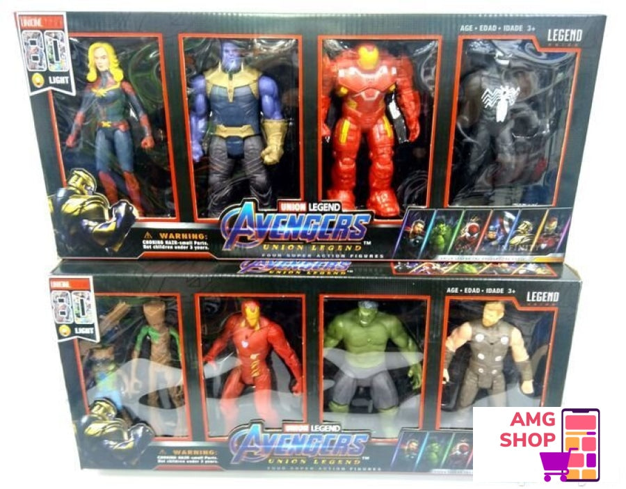 Avengers Set 4 U 1 Sa Svetlosnim Efektom -