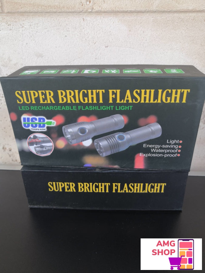 Baterijska Lampa Olight Police 100000W T6 Crna Vea -