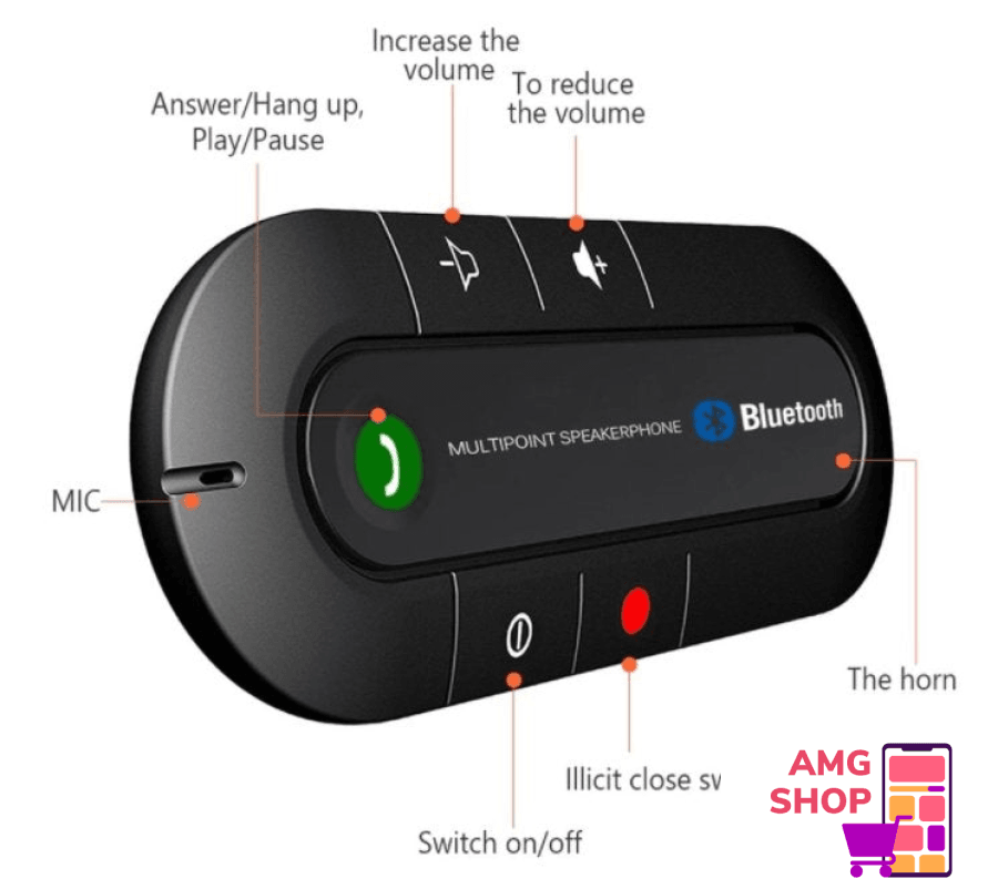 Bluetooth Handsfree Za Vas Automobil A ! -