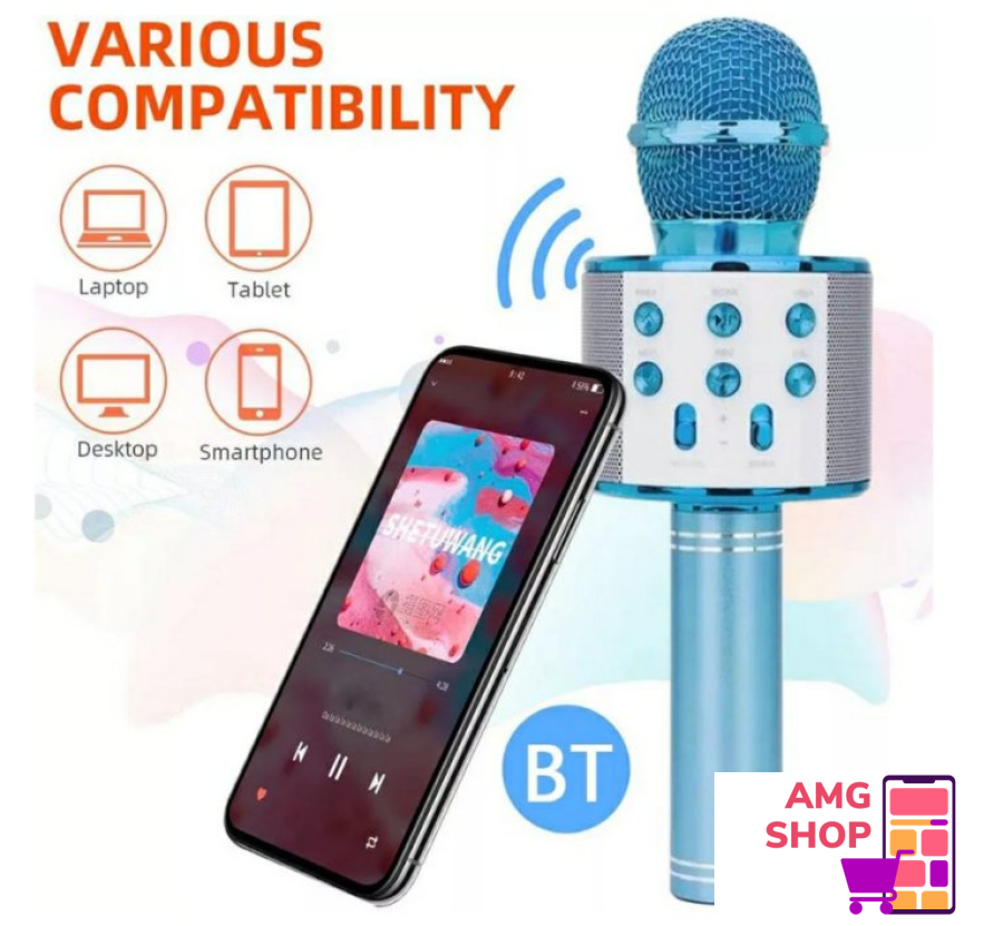 Bluetooth Karaoke Mikrofon Ws-858 -