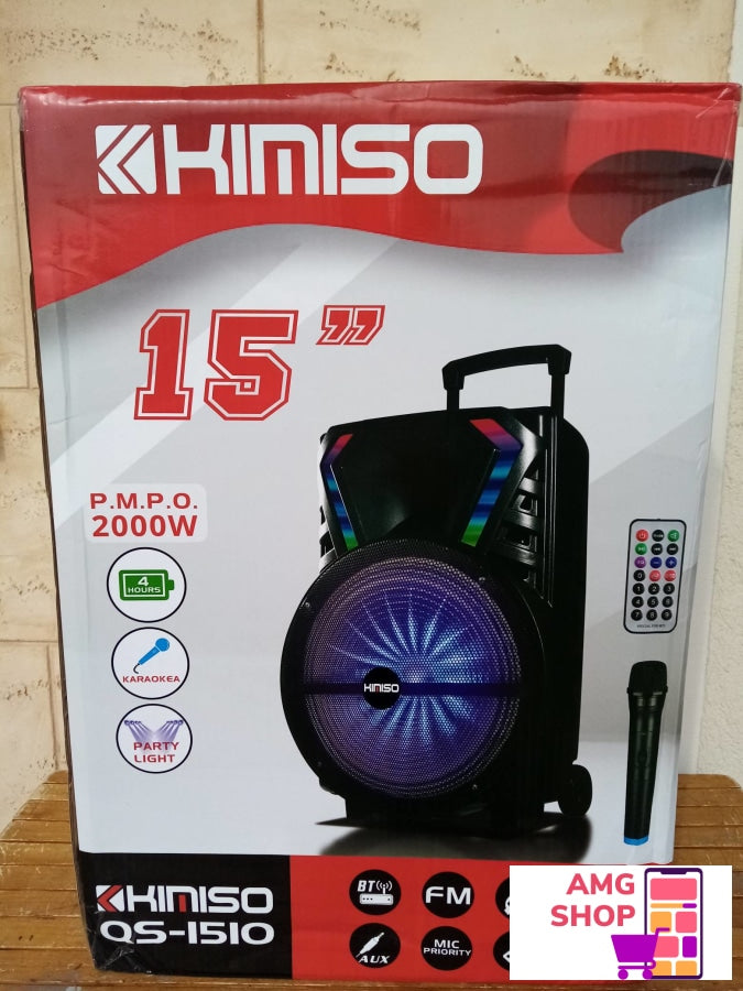 Bluetooth Zvunik Karaoke + Beini Mikrofon Kimiso-Qs-1510 -