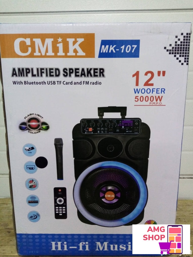 Bluetooth Zvunik Karaoke Model Mk-107 - Beini Mikrofon