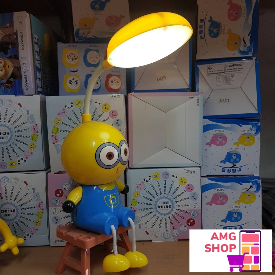 Decija Stona Led Lampa- Minion Igracka -