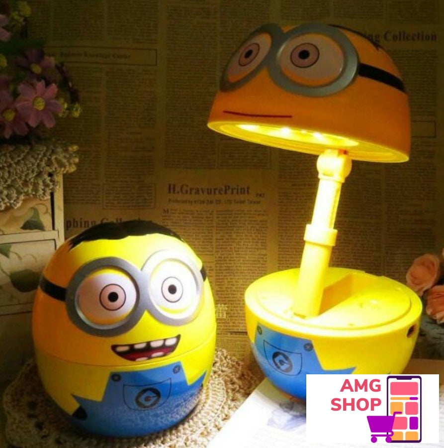 Decija Stona Led Lampa- Minion Igracka -