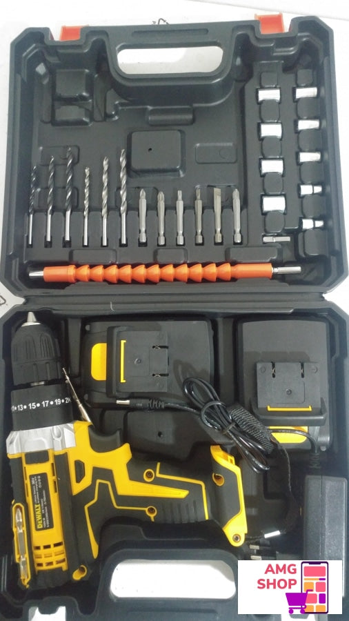 Dewalt Aku Srafilica-Busilica-Cekic 36V +2 Baterije + Pribor -