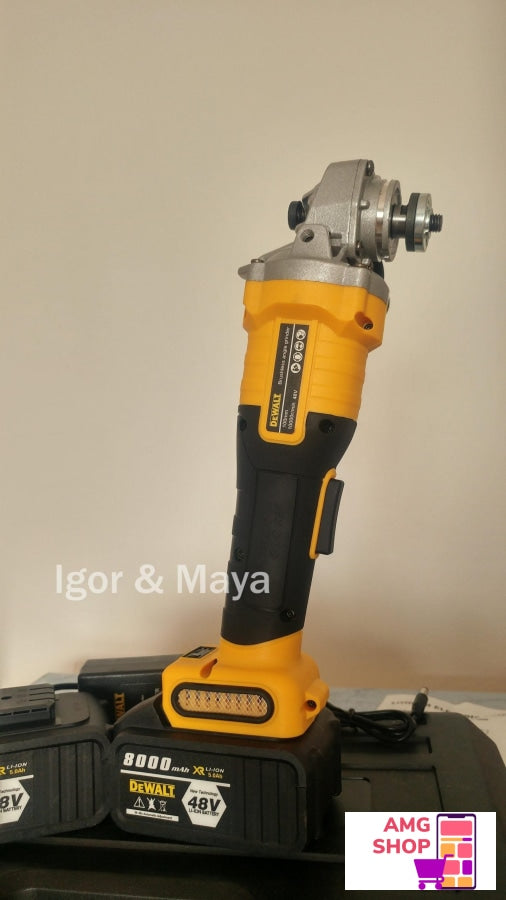 Dewalt Akumulatorska Ugaona Brusilica 48V + 2 Baterije ! -