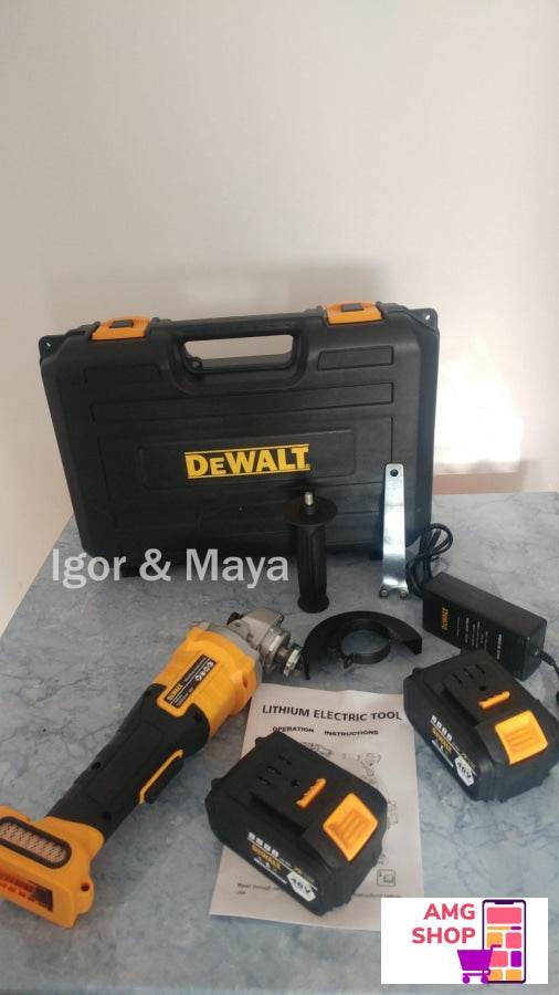 Dewalt Akumulatorska Ugaona Brusilica 48V + 2 Baterije ! -