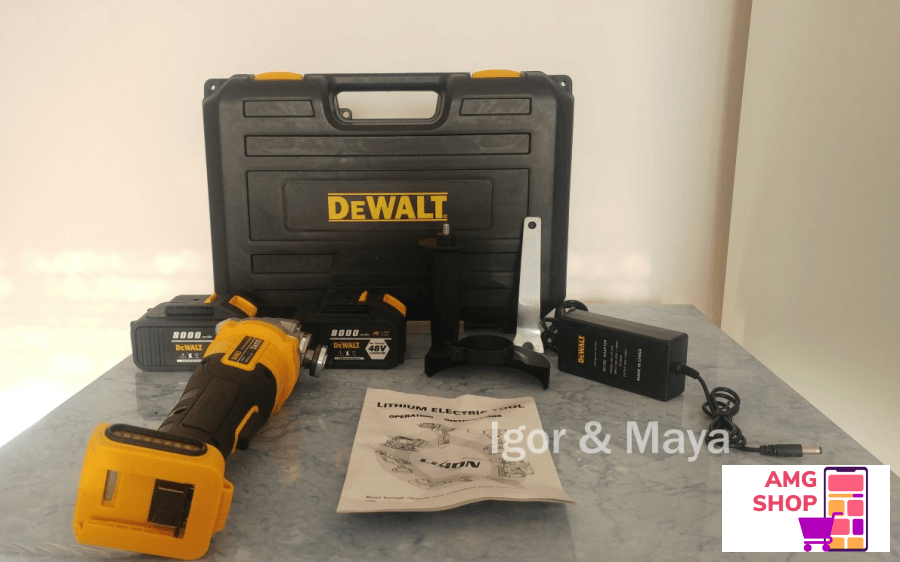 Dewalt Akumulatorska Ugaona Brusilica 48V + 2 Baterije ! -