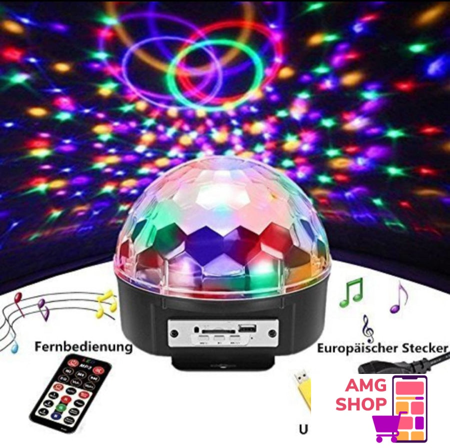 Disko Kugla Mp3 Led Usb Daljinski -