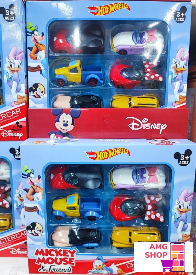 Disney Autici Mickey Mouse And Friends 6 Kom -