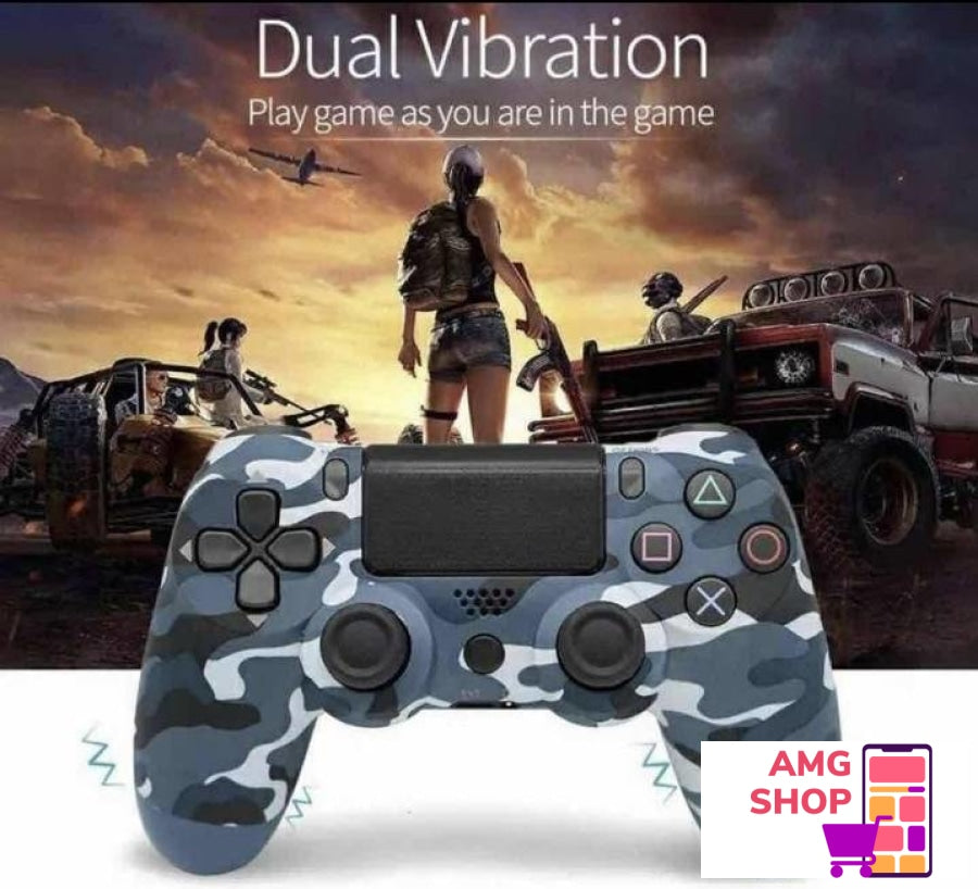 Doubleshok 4 Dzojstik Ps4 - Sivi Maskirni