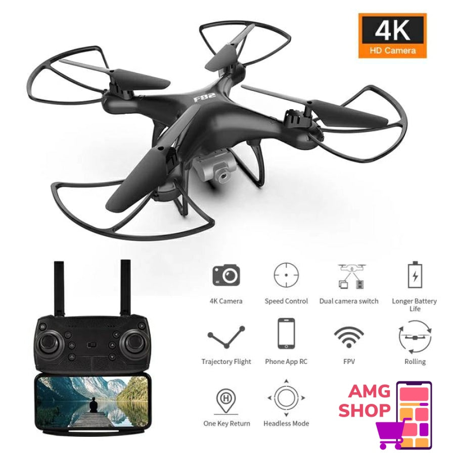 Dron F82 /Hd Kamera/ Beli/Crni -