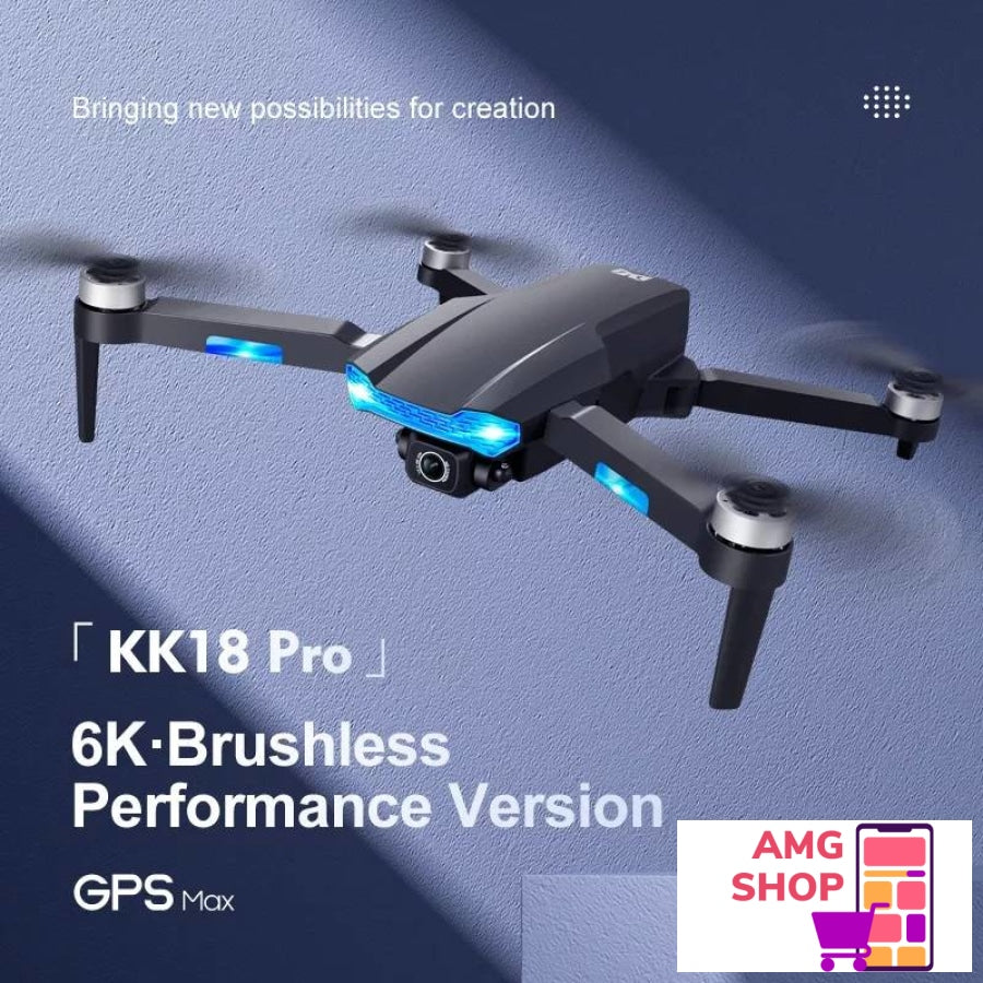 Dron Kk18 Pro 5G Wifi Fpv Sa 6K Hd Kamerom -