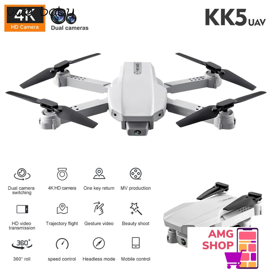 Dron Kk5 Sa Dve Kamere 4K -