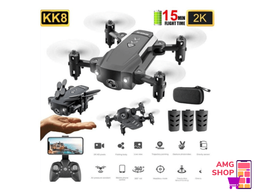 Dron Kk8 - Sa 4K Kamerom