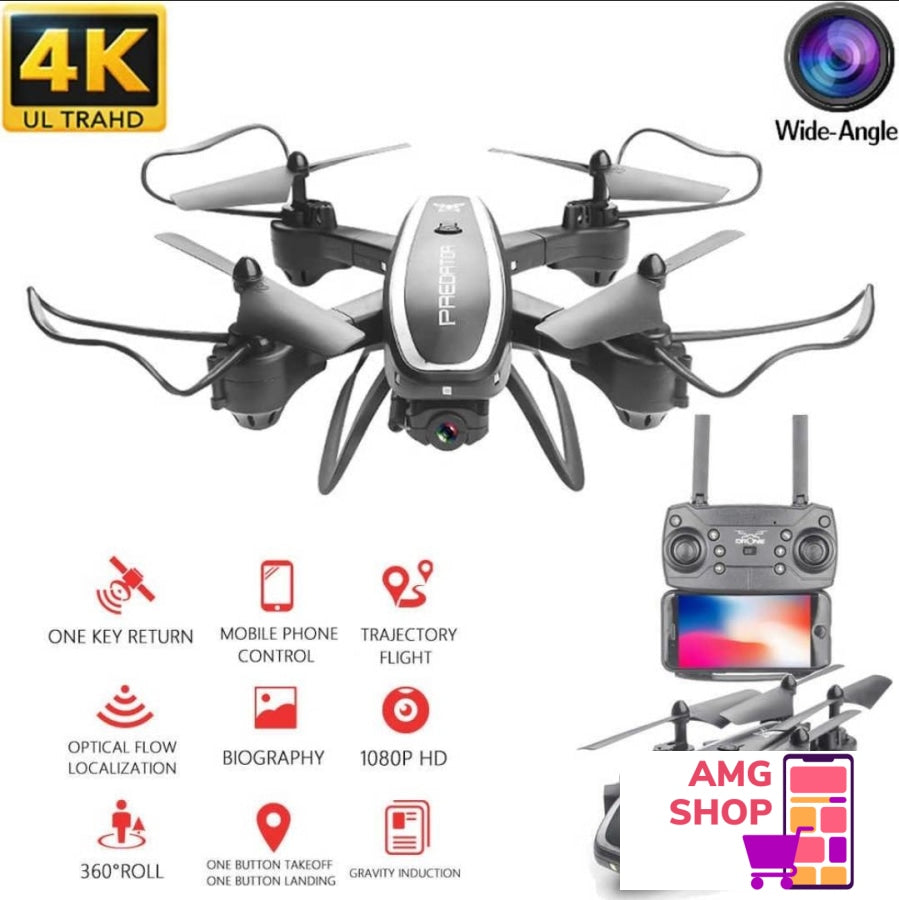 Dron S80 Predator/4K Kamera -
