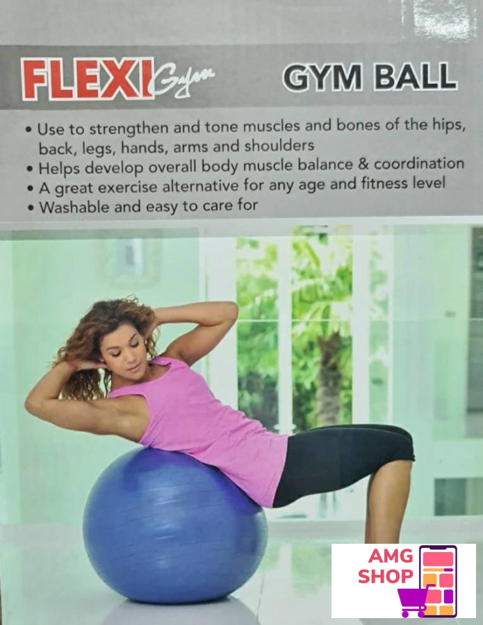 Fitness Lopta Za Vebanje - 65Cm Gym Ball