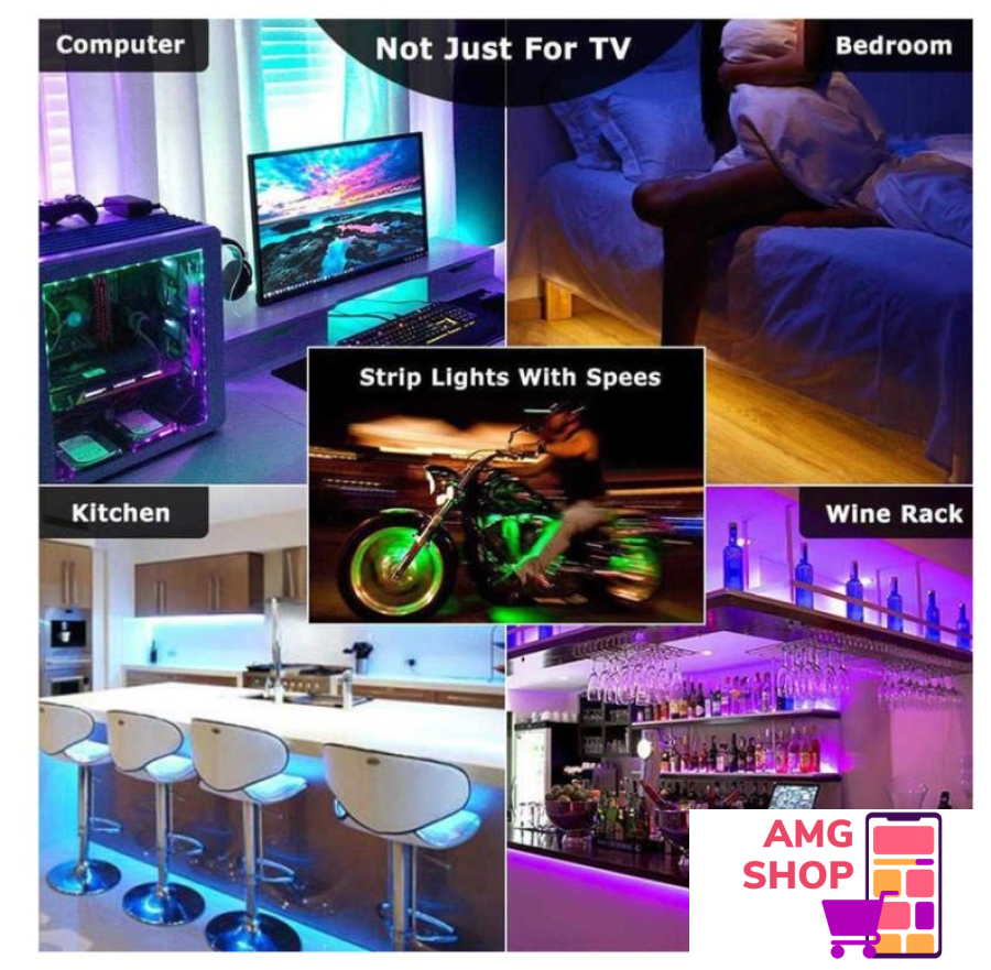 Full Led Rgb Tv Traka Sa Daljinskim ! -