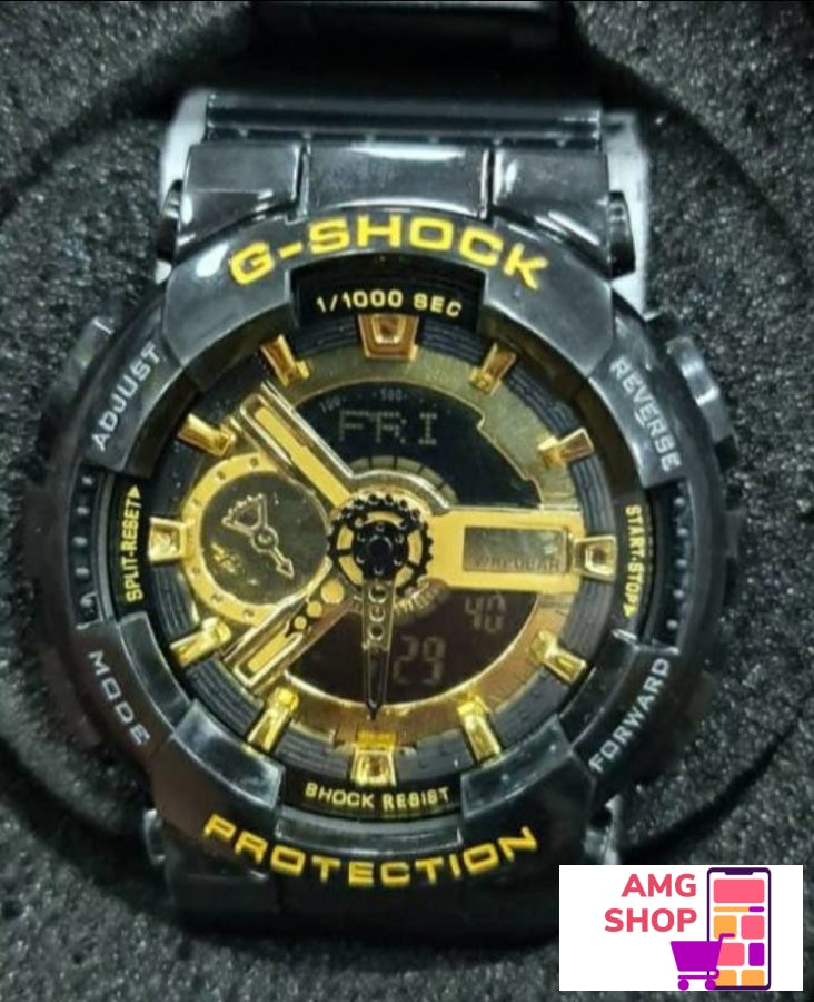 G Shock Odlina Replika / Zlatno Crni -